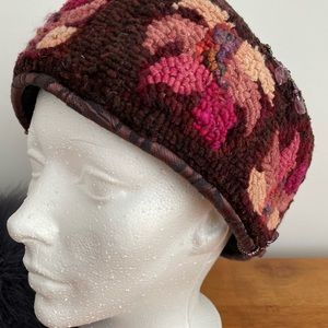 Handcrafted pillbox hat.